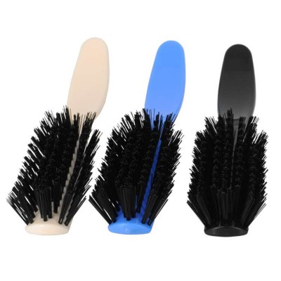 7 Row Round Neck Nylon Bristle Contour Hair brush