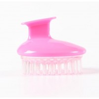 silicone scalp massage comb / bath hair shampoo brush / plastic airbag comb